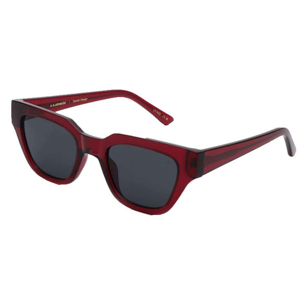 A.Kjaerbede Kaws Sunglasses - Burgundy Transparent