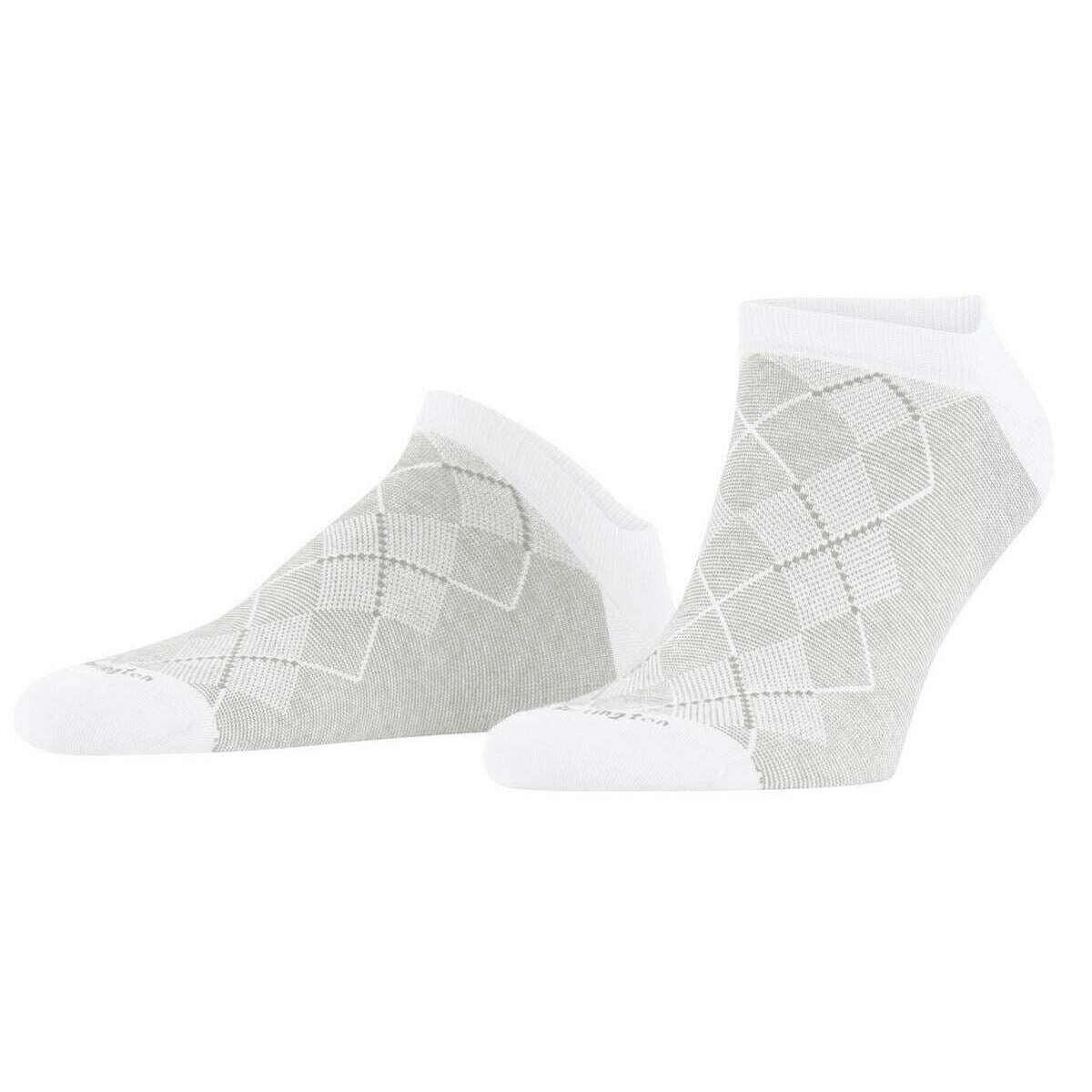 Burlington Carrington Sneaker Socks - White