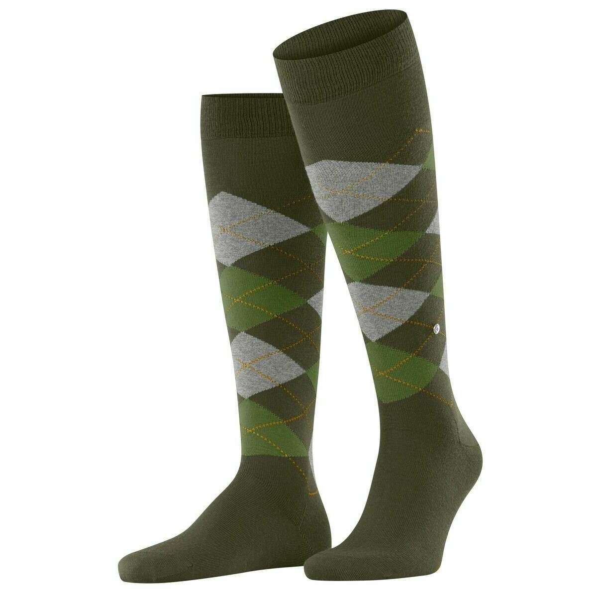 Burlington Edinburgh Knee High Socks - Forest Green