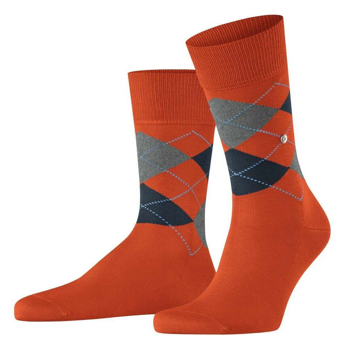 Burlington Manchester Socks - Ziegel Orange