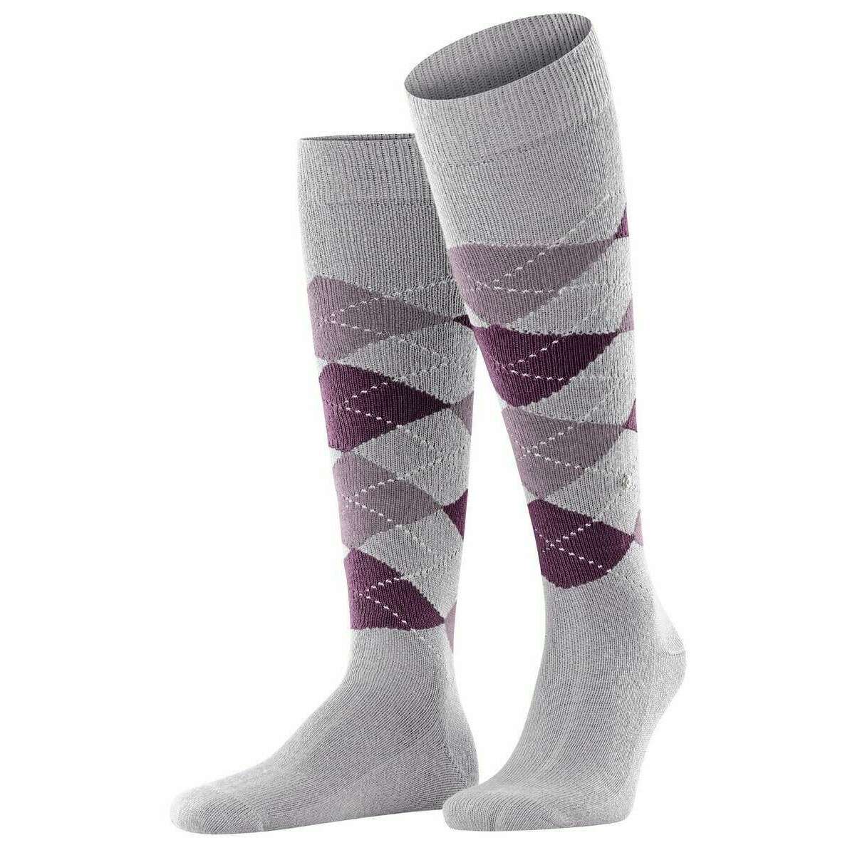 Burlington Preston Knee High Socks - Steel Grey