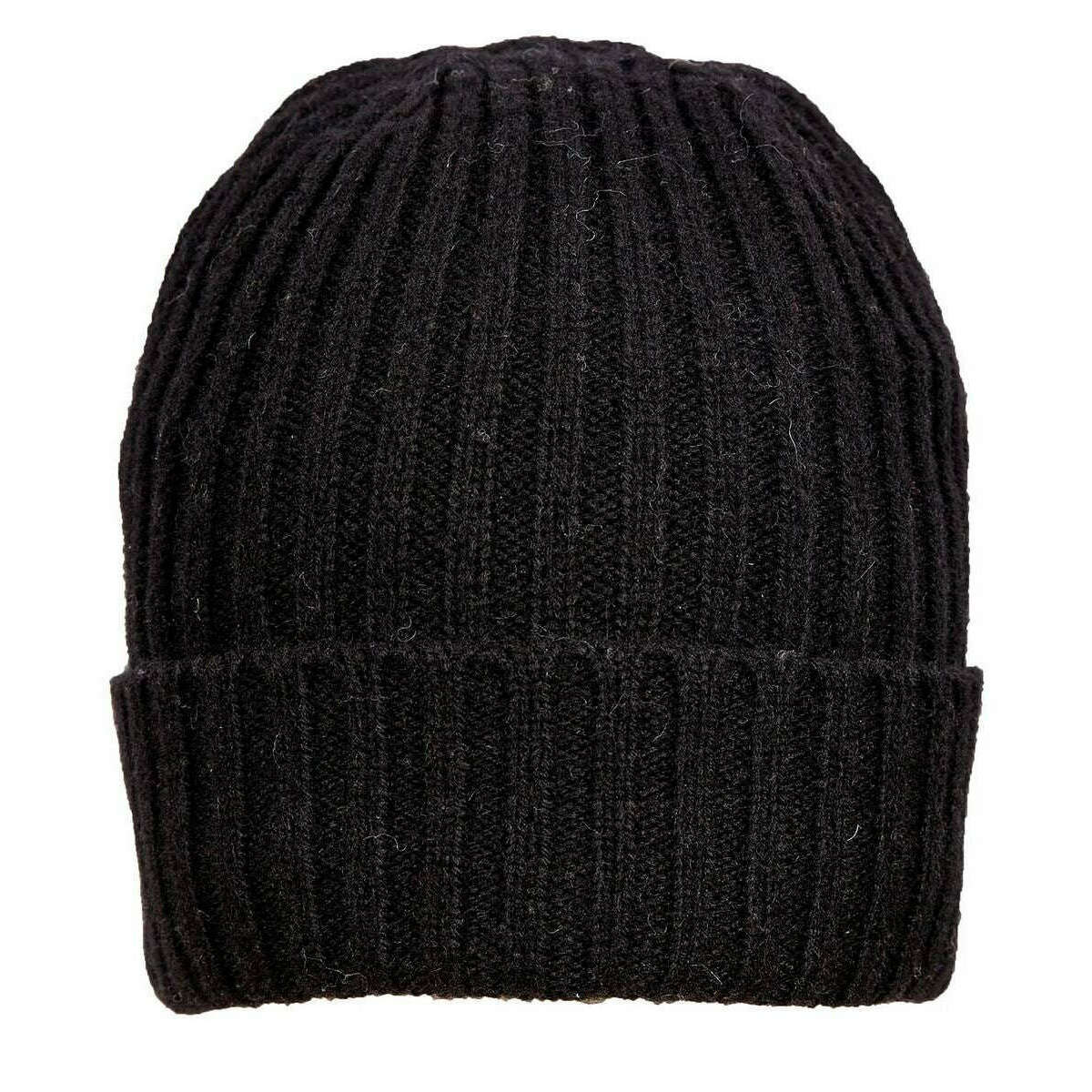 Dents Rib Knit Thinsulate-Lined Beanie Hat - Black