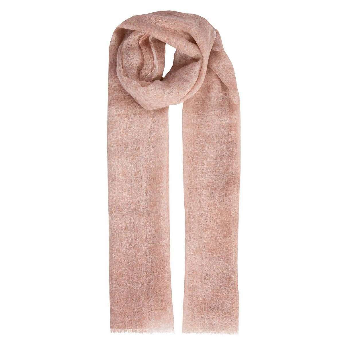 Dents Washed Out Effect Lightweight Scarf - Pale Pink
