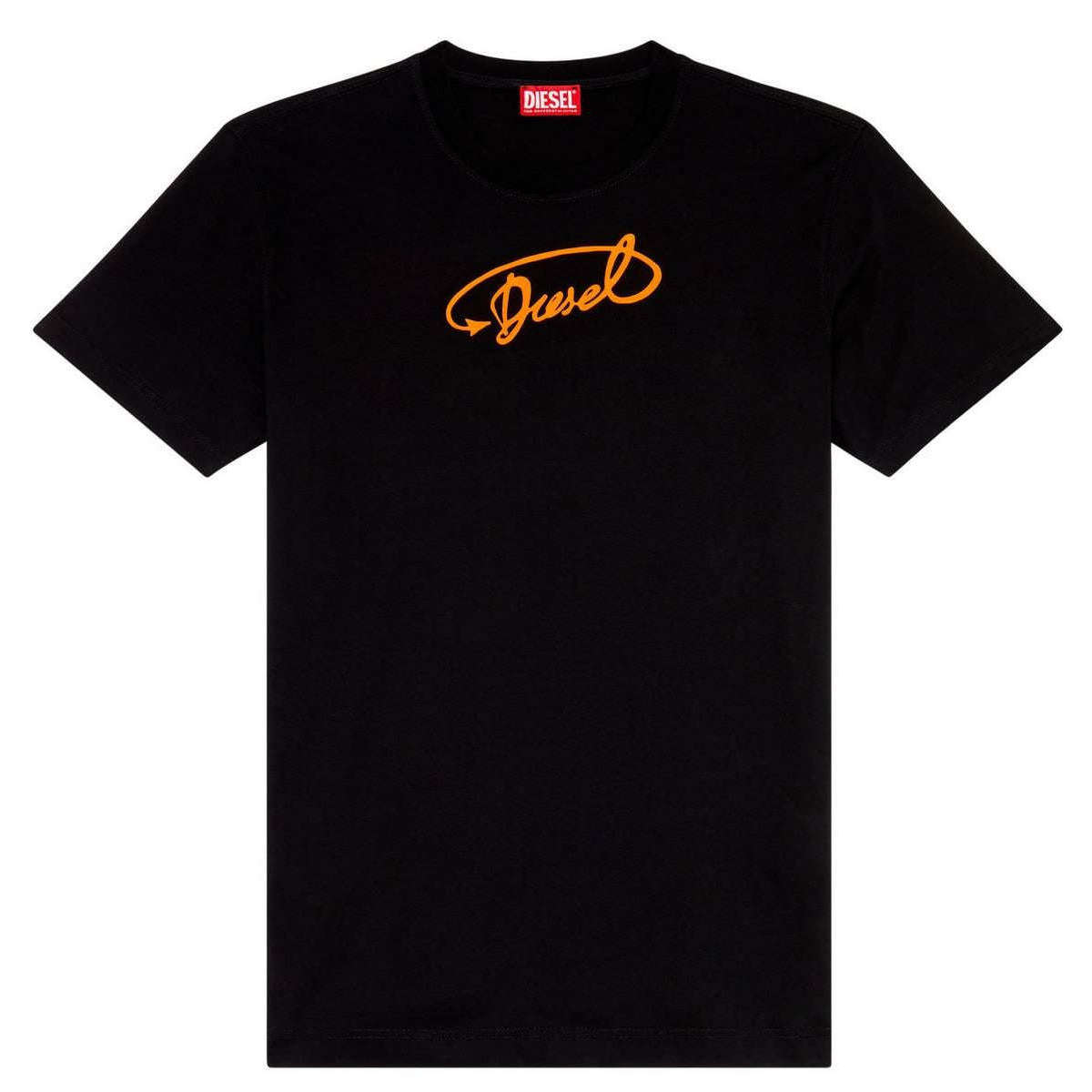 Diesel Diegor L11 T-Shirt - Black/Orange