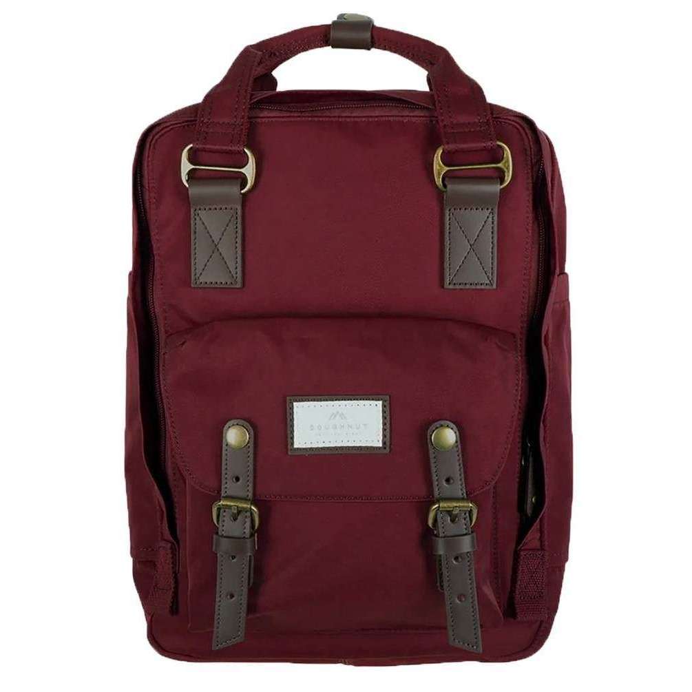 Doughnut Macaroon Backpack - Wine Burgundy