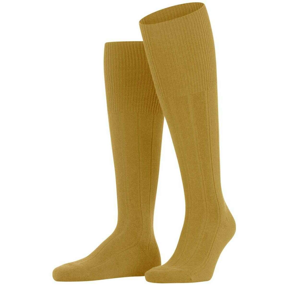 Falke Lhasa Rib Knee High Socks - Brass Yellow