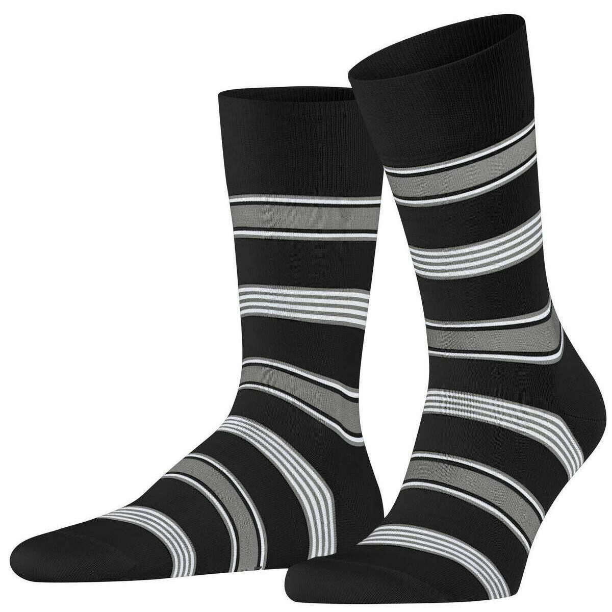 Falke Marina Stripe Socks - Black