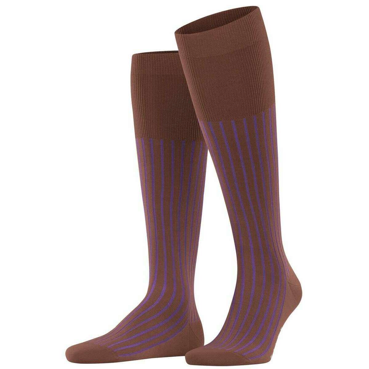 Falke Shadow Knee High Socks - Brandy Brown