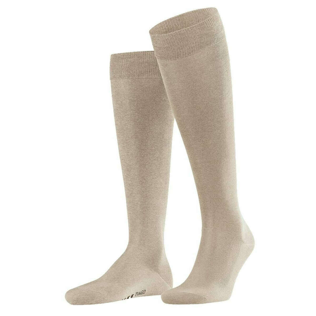 Falke Tiago Knee High Socks - Pebble Mel Beige