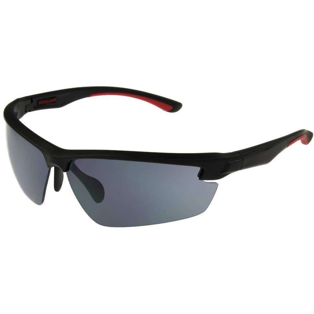 Foster Grant Par Sports Wrap Sunglasses - Black/Red
