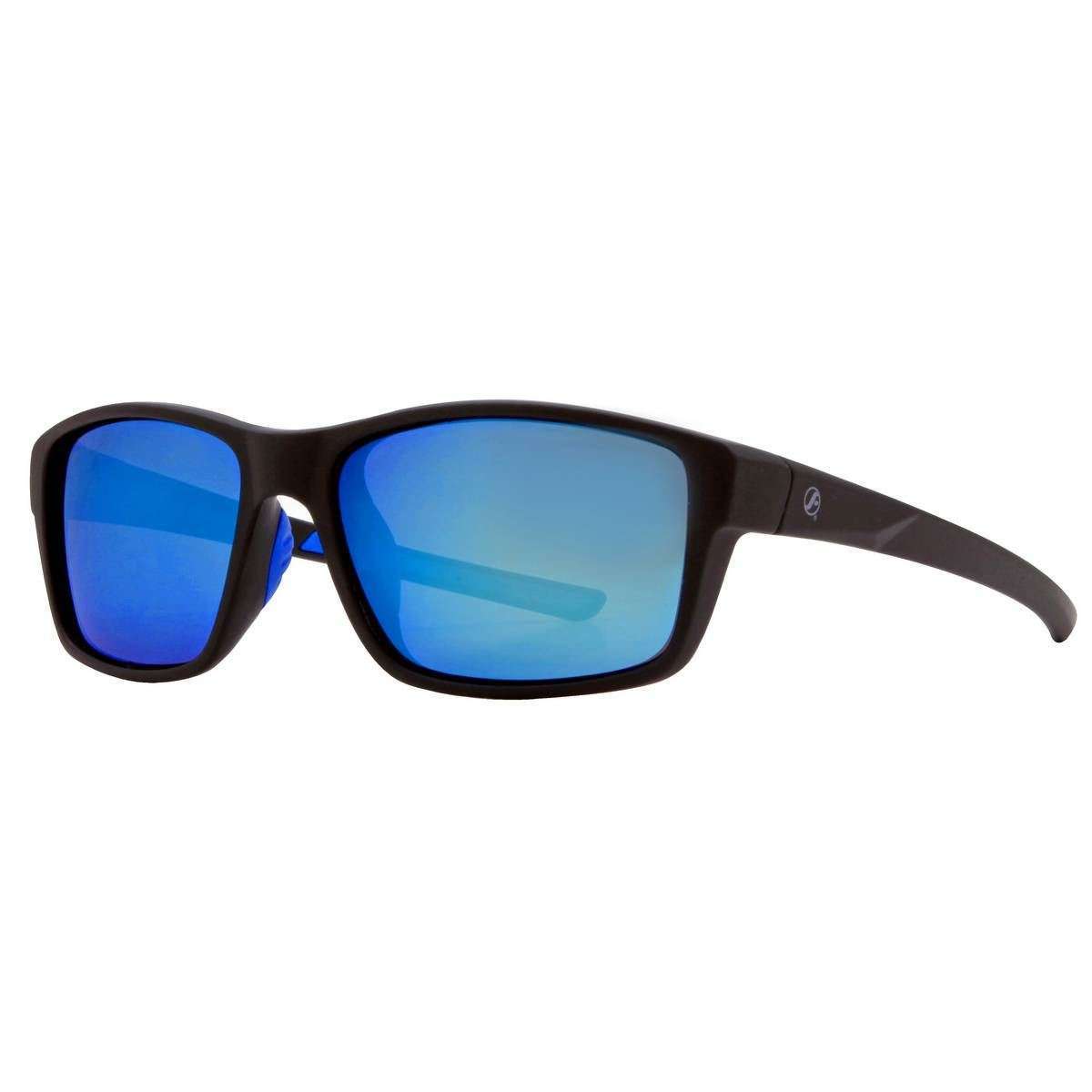 Freedom D-Frame Sport Sunglasses - Black/Blue