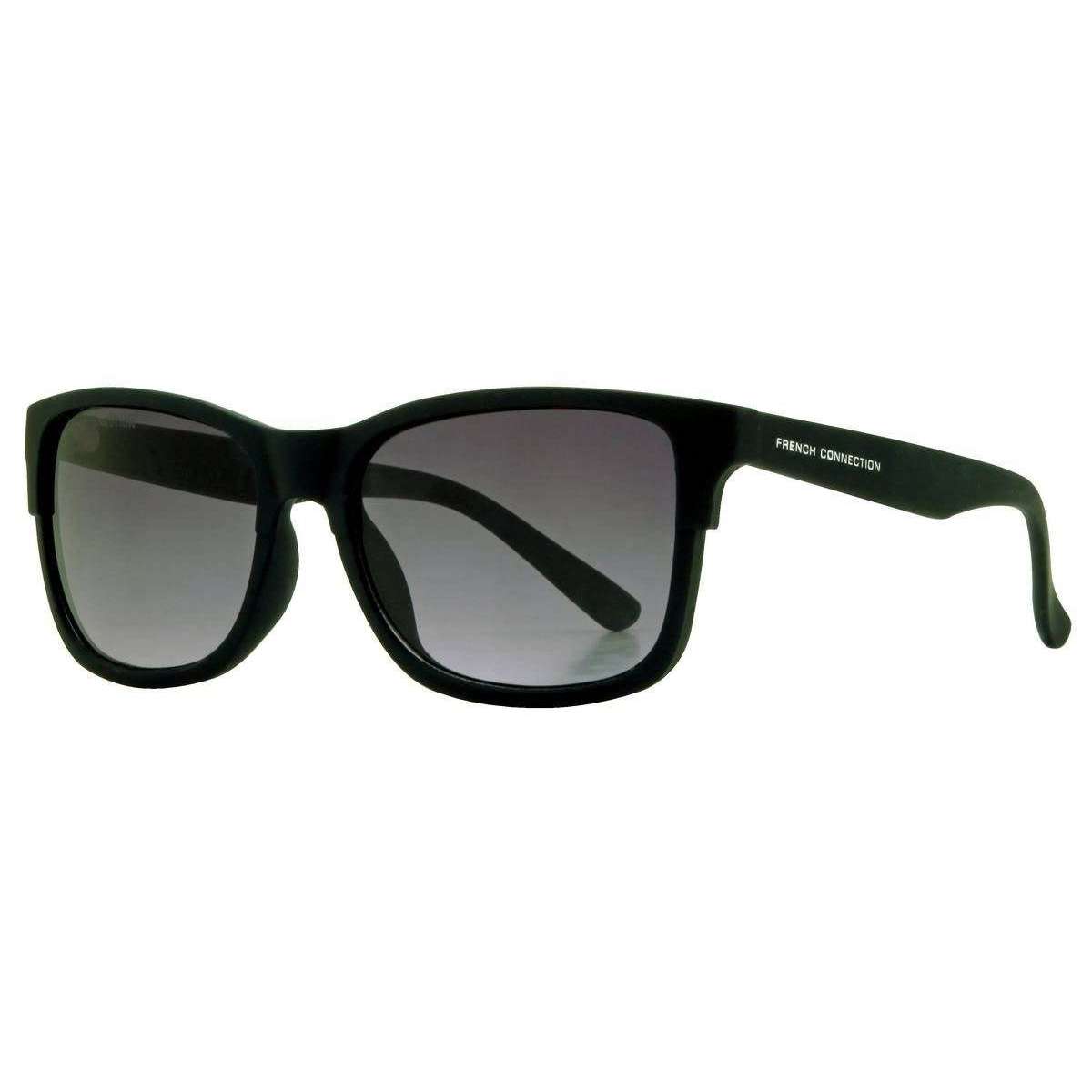 French Connection Rectangle Classic Sunglasses - Dark Navy/Smoke Grey