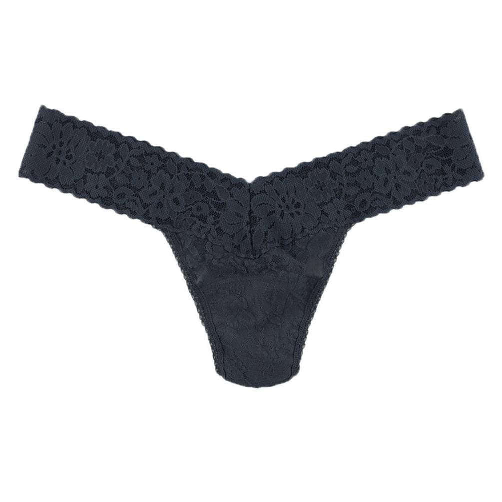 Hanky Panky Daily Lace Low Rise Thong - Black