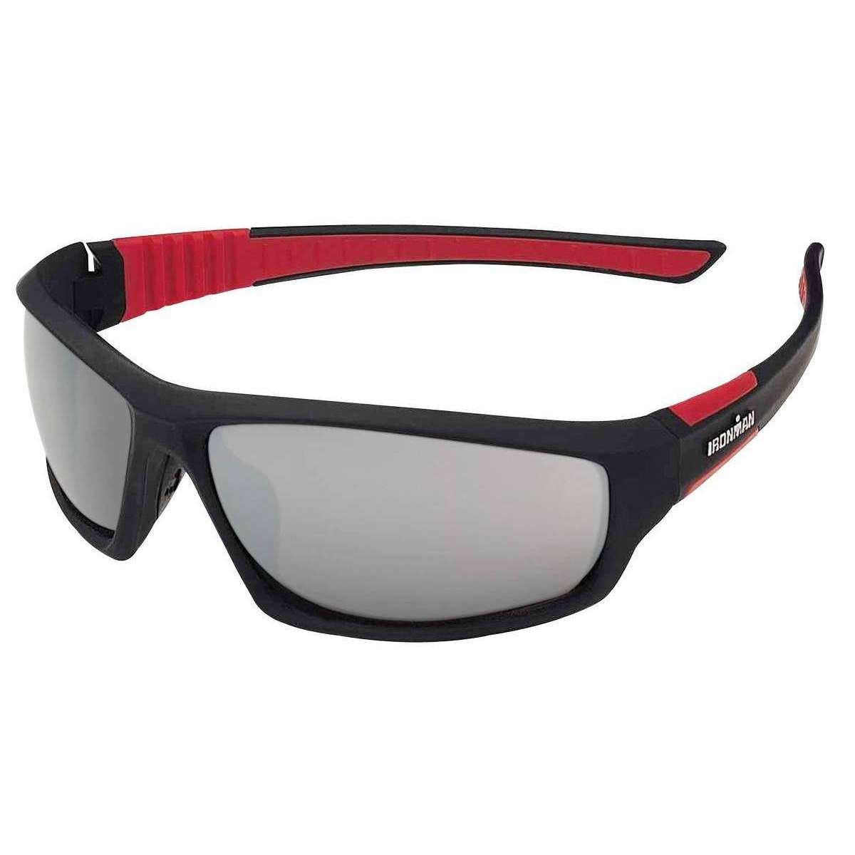 Iron Man Dextro Sports Wrap Sunglasses - Black/Red/Grey