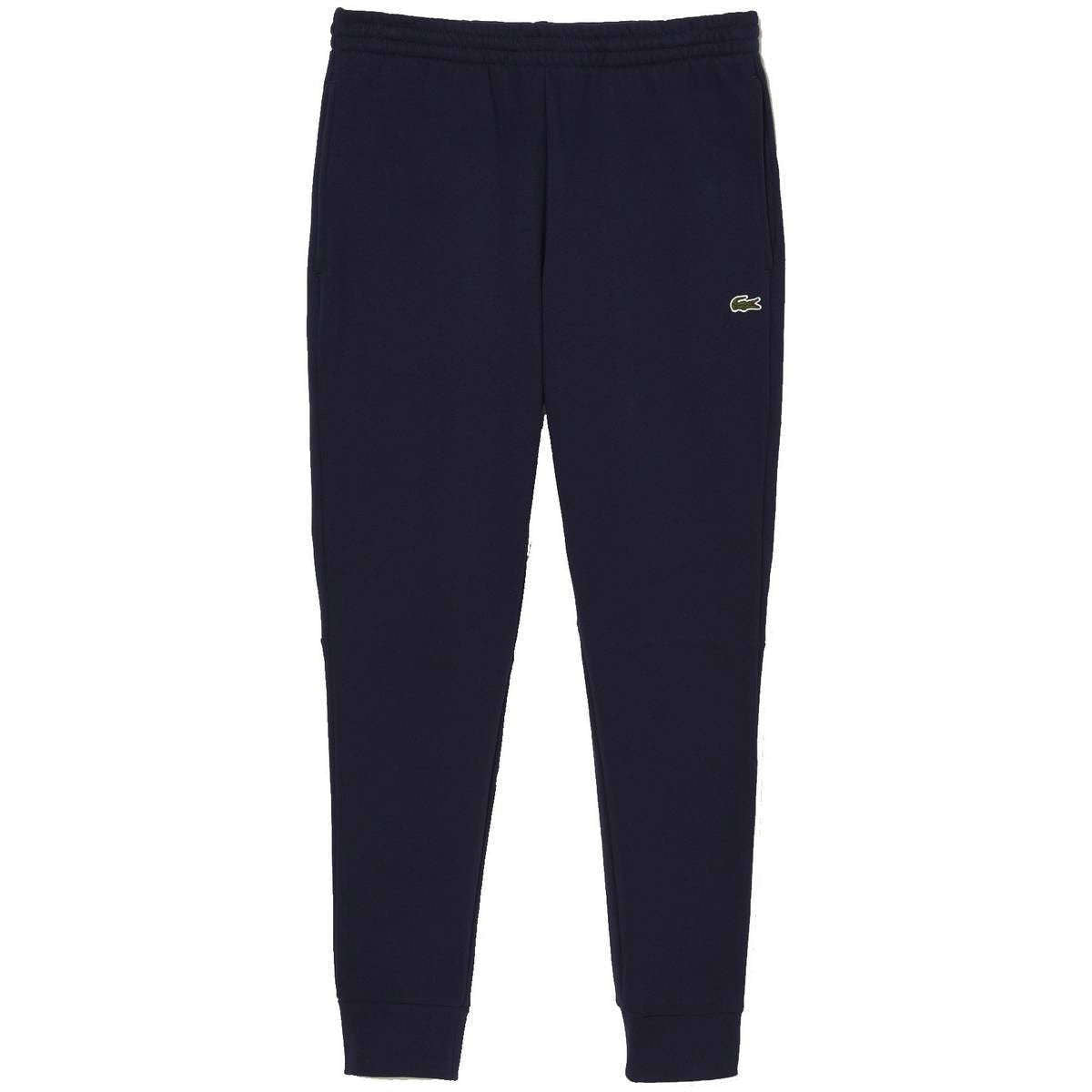 Lacoste Slim Fit Organic Cotton Fleece Jogging Bottoms - Navy