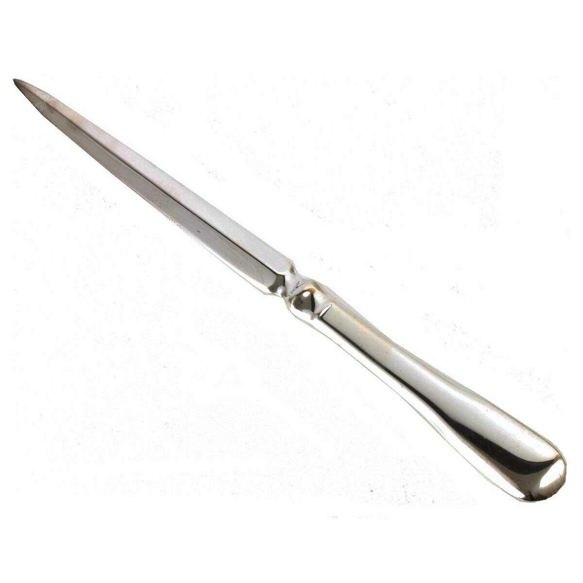 Orton West Hallmarked Plain Letter Opener - Silver