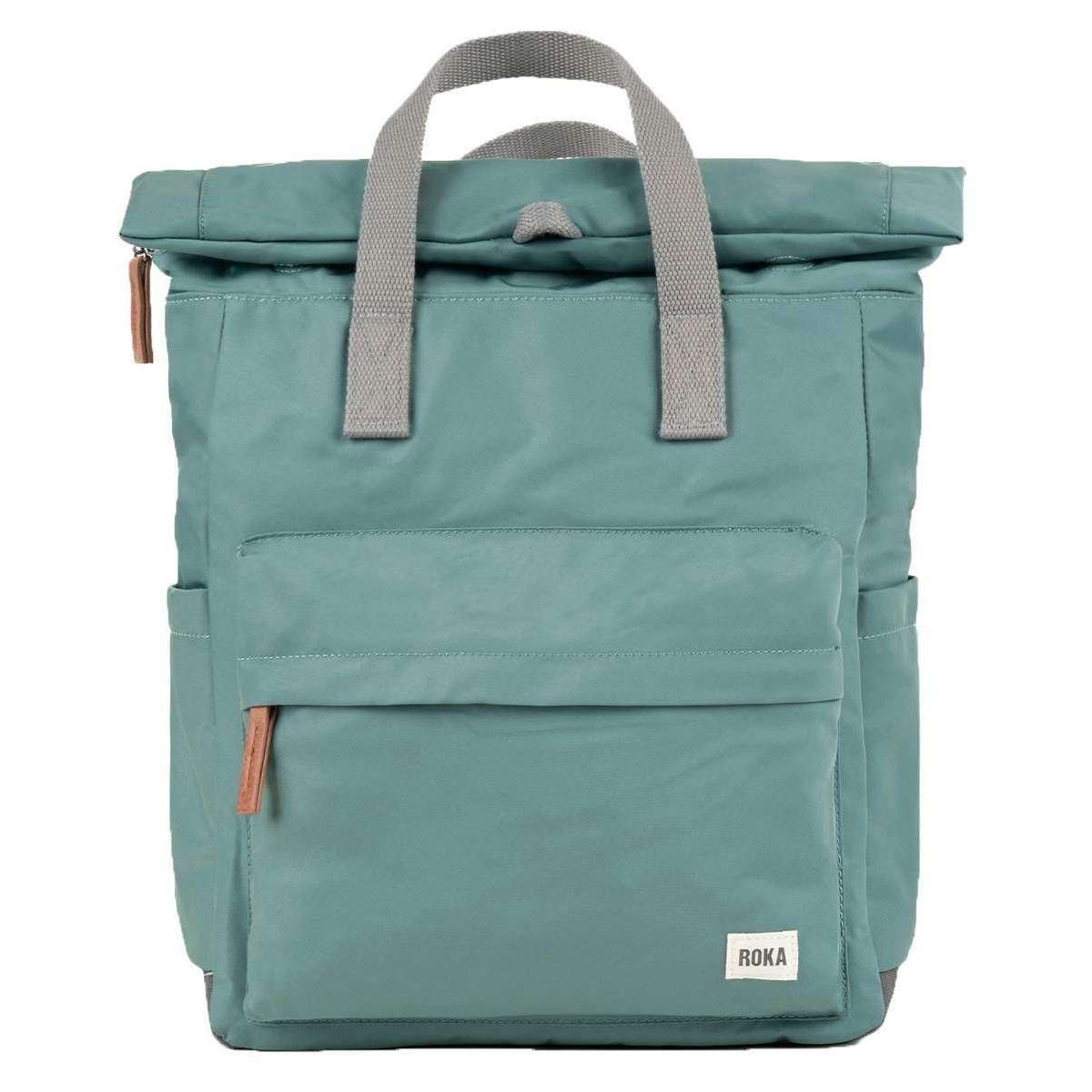 Roka Canfield B Medium Sustainable Nylon Backpack - Sage Green