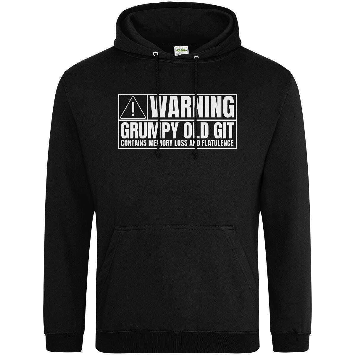 Teemarkable! Warning Grumpy Old Git Hoodie