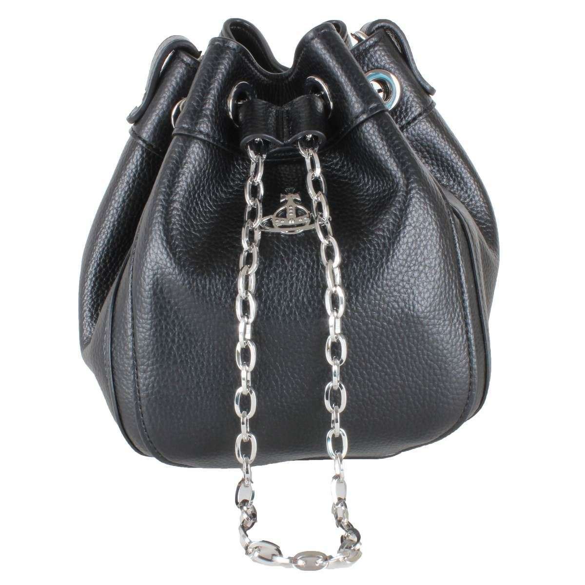 Vivienne Westwood Chrissy Small Bucket Bag - Black