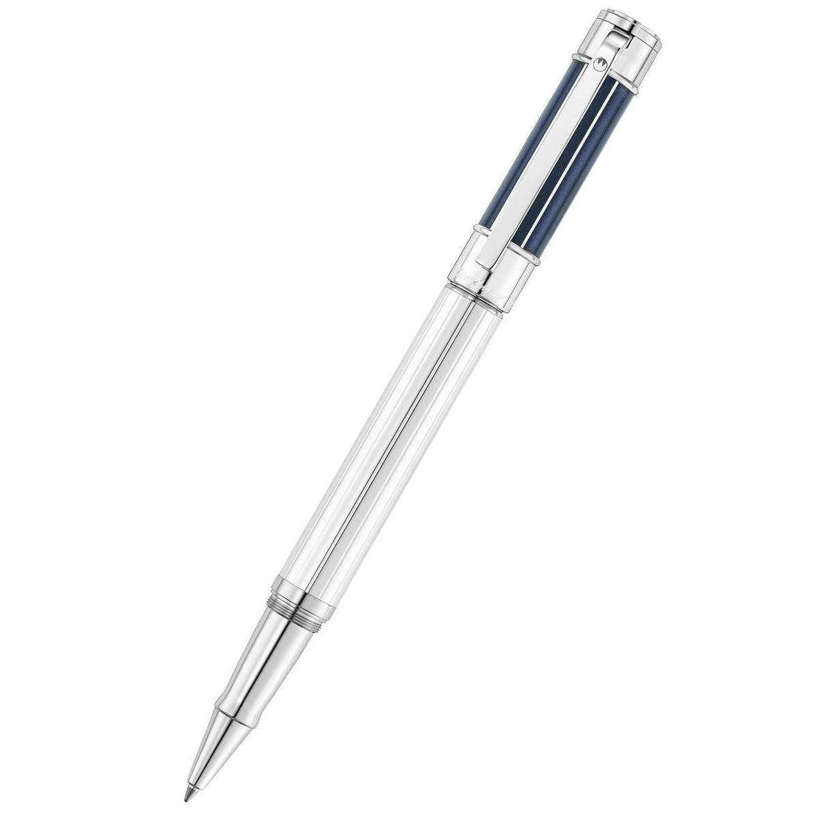 Waldmann Pens Commander 23 Rollerball Pen - Silver/Metallic Midnight Blue