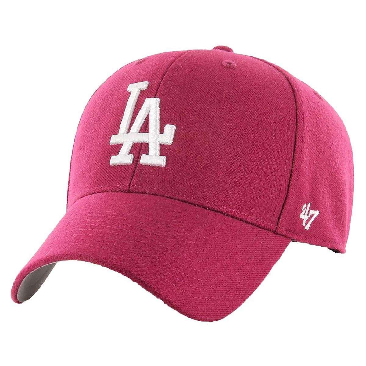 47 Brand MVP MLB Los Angeles Dodgers Cap - Cardinal Red/White