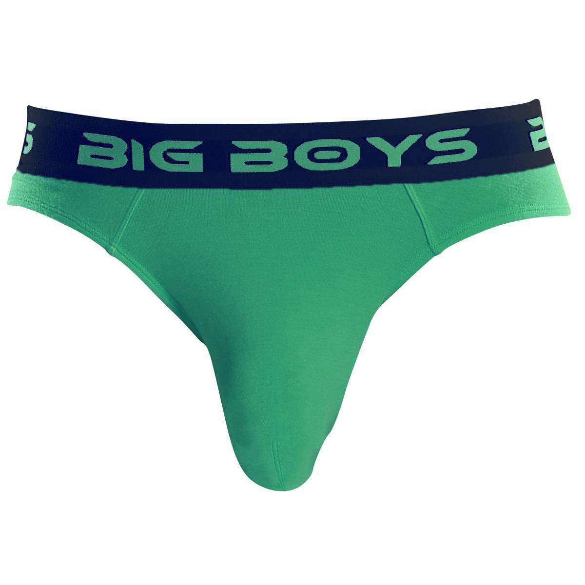 Big Boys Mini Briefs - Green