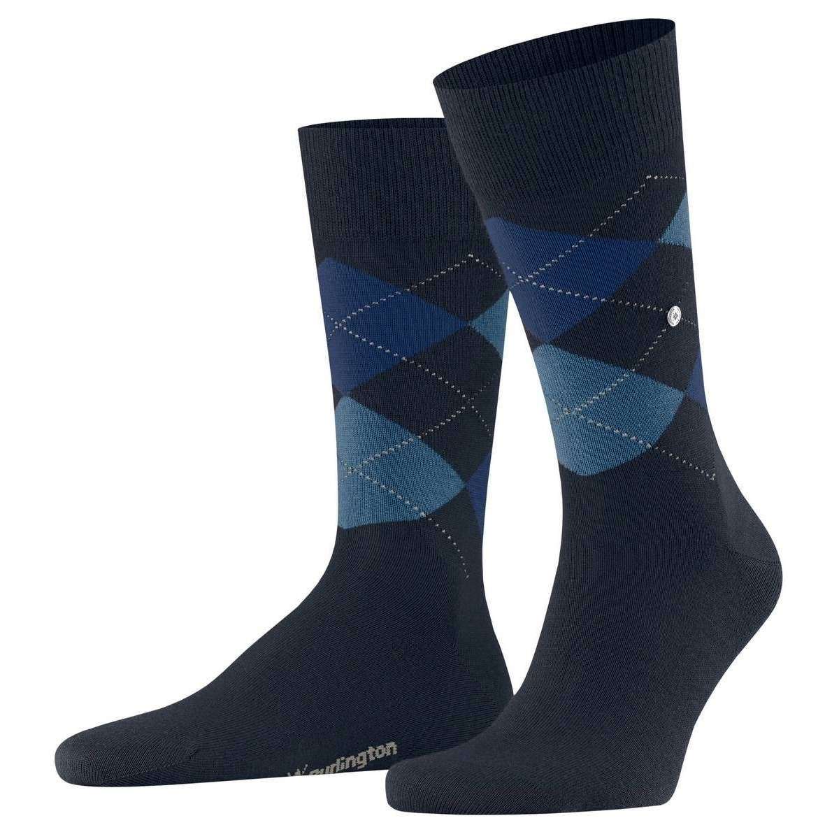 Burlington Edinburgh Socks - Space Blue