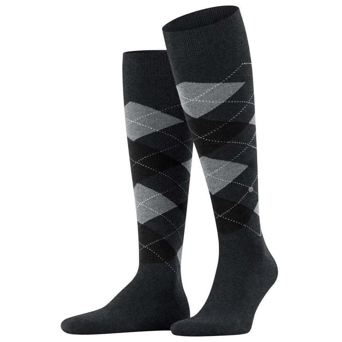 Burlington King Knee High Socks - New Grey