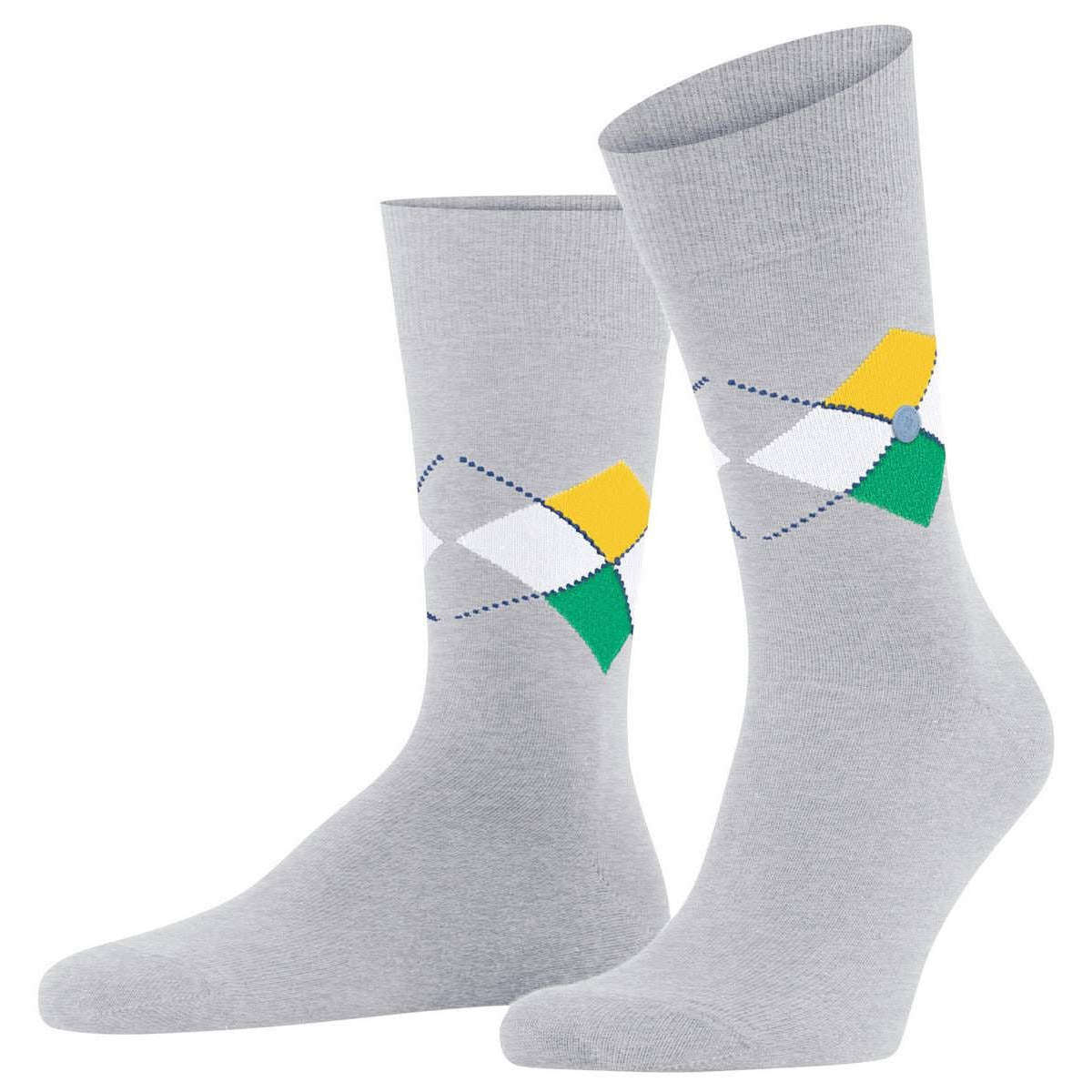 Burlington Multi King Socks - Artic Mel Grey