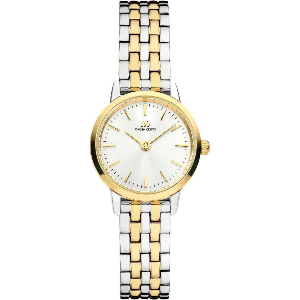 Danish Design Akilia Mini Link Watch - Silver/Gold/White