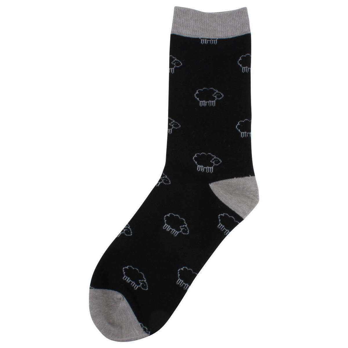 David Van Hagen Sheep Socks - Black/Grey