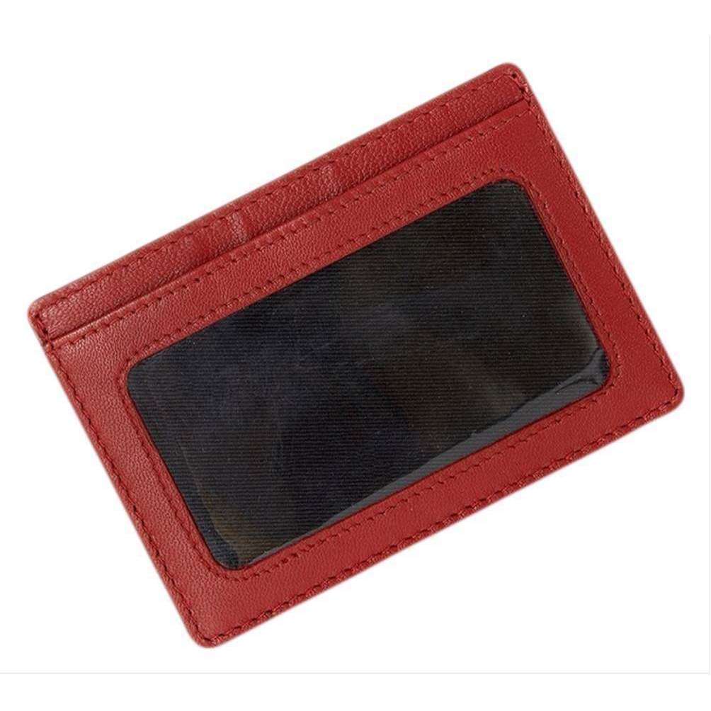 Dents Kensley RFID Leather Credit Card Holder - Black/Berry