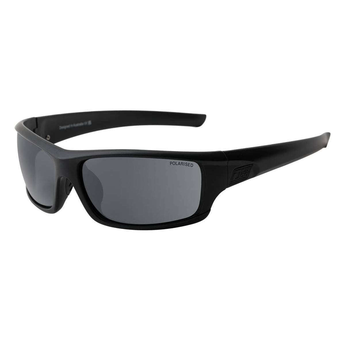 Dirty Dog Clank Satin Polarised Sunglasses - Black/Grey