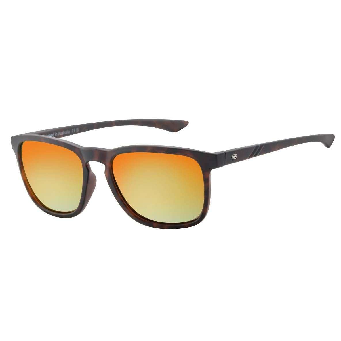 Dirty Dog Shadow Satin Mirror Polarised Sunglasses - Tort/Brown/Gold