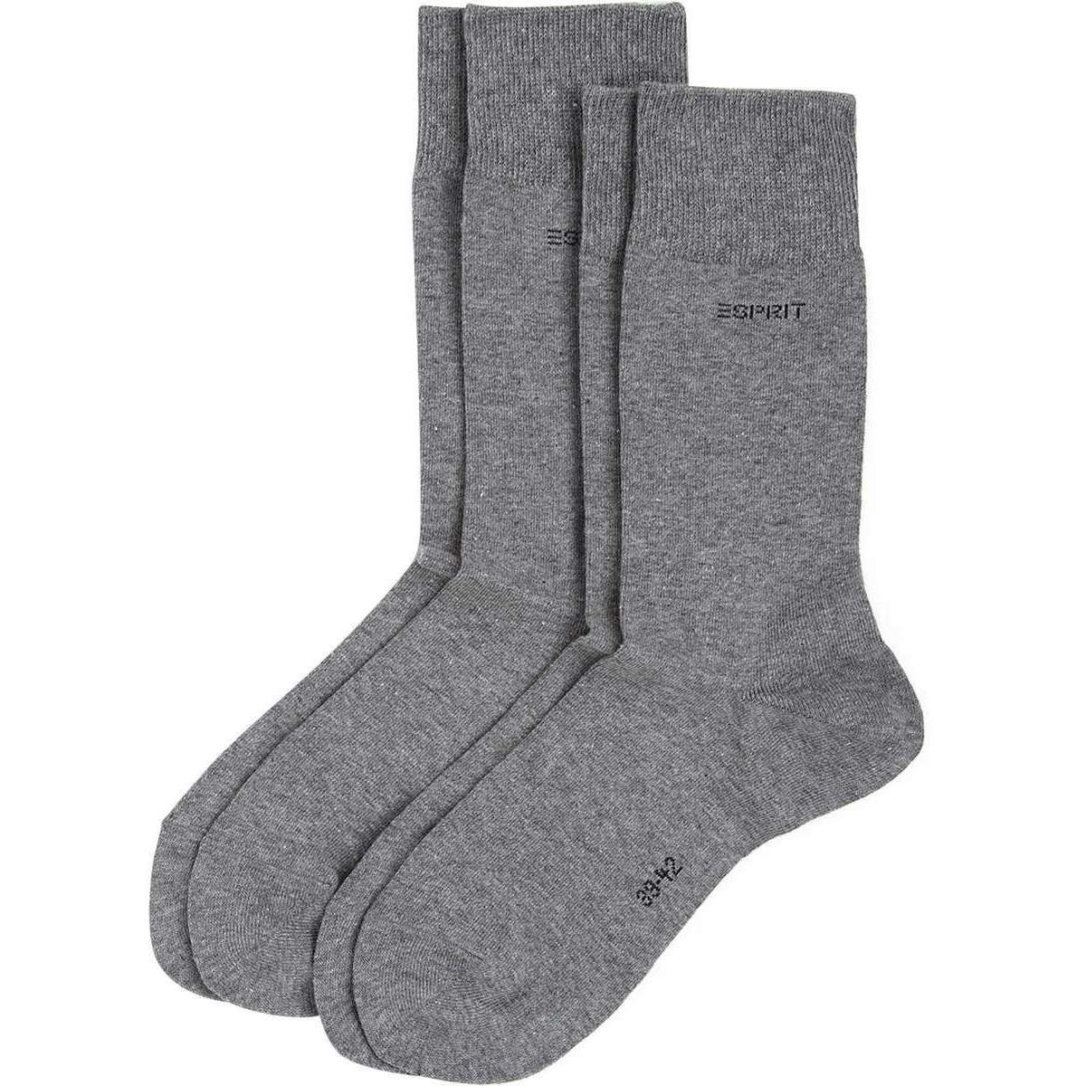 Esprit Basic 2 Pack Socks - Light Grey