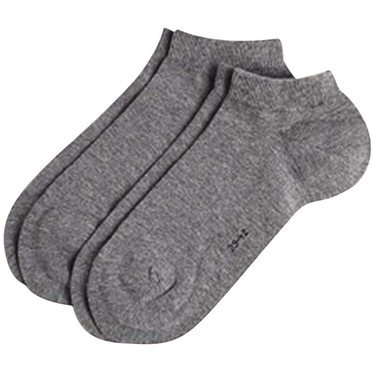 Esprit Basic Sneaker 2 Pack Socks - Light Grey