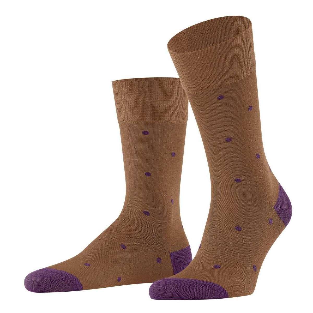 Falke Dot Socks - Tawny Brown