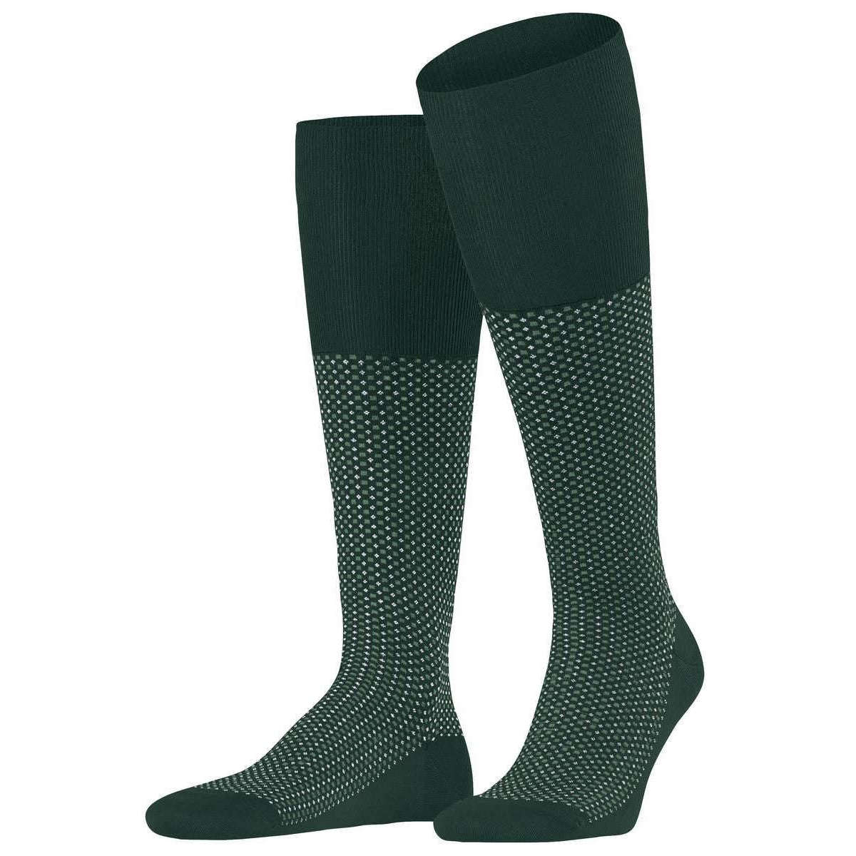 Falke Uptown Tie Knee High Socks - Hunter Green