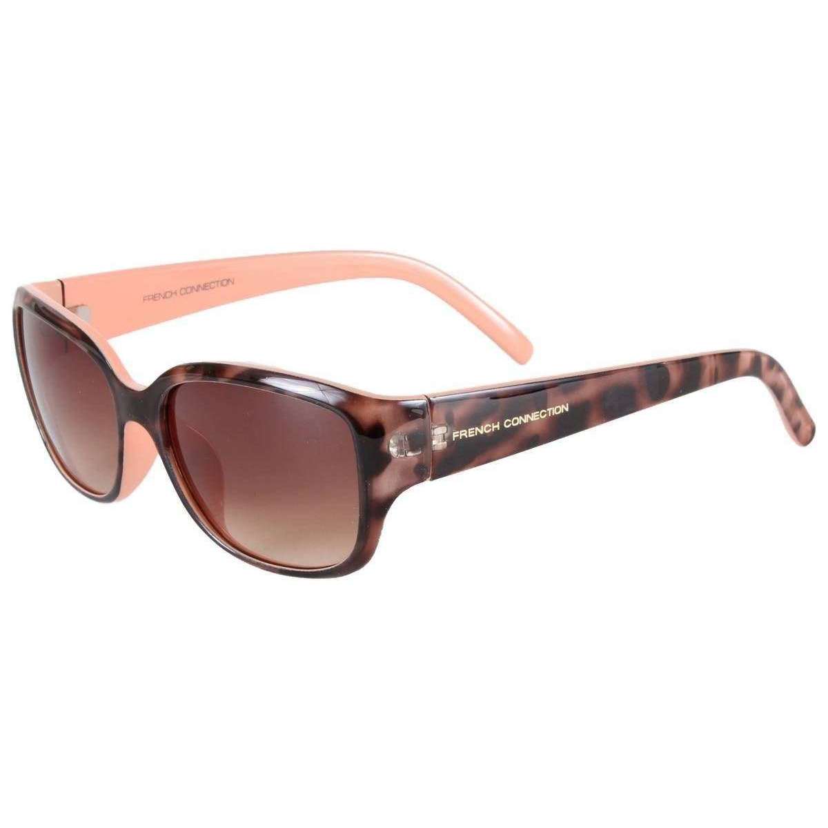 French Connection Small Sunglasses - Brown Tort