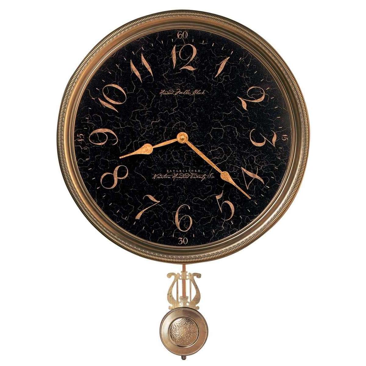 Howard Miller Paris Night Wall Clock - Brass