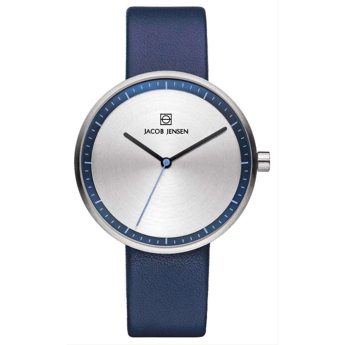 Jacob Jensen Strata Series Watch - Blue/Silver