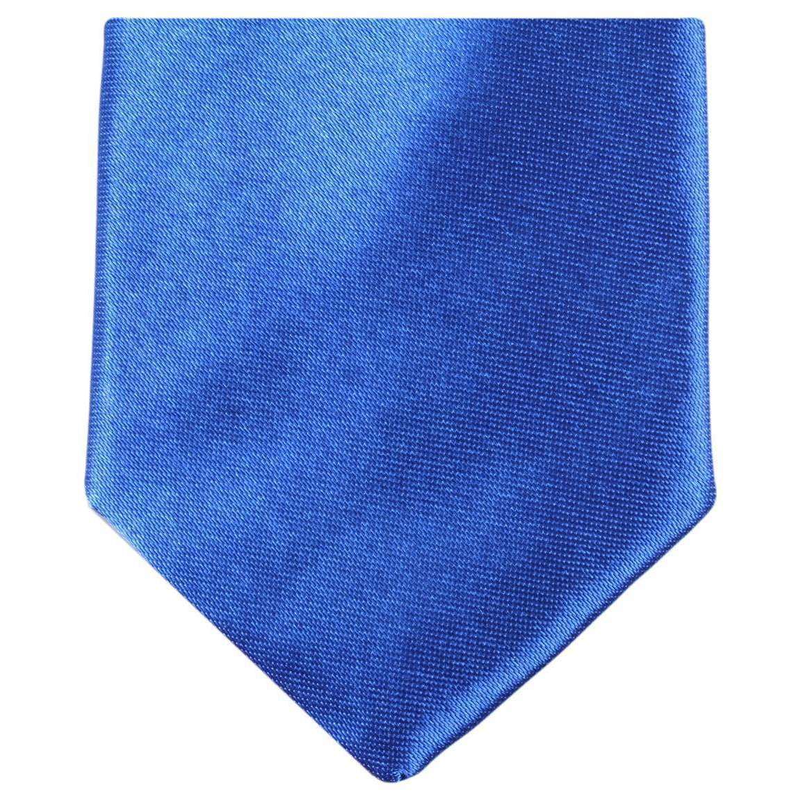 Knightsbridge Neckwear Slim Polyester Tie - Royal Blue