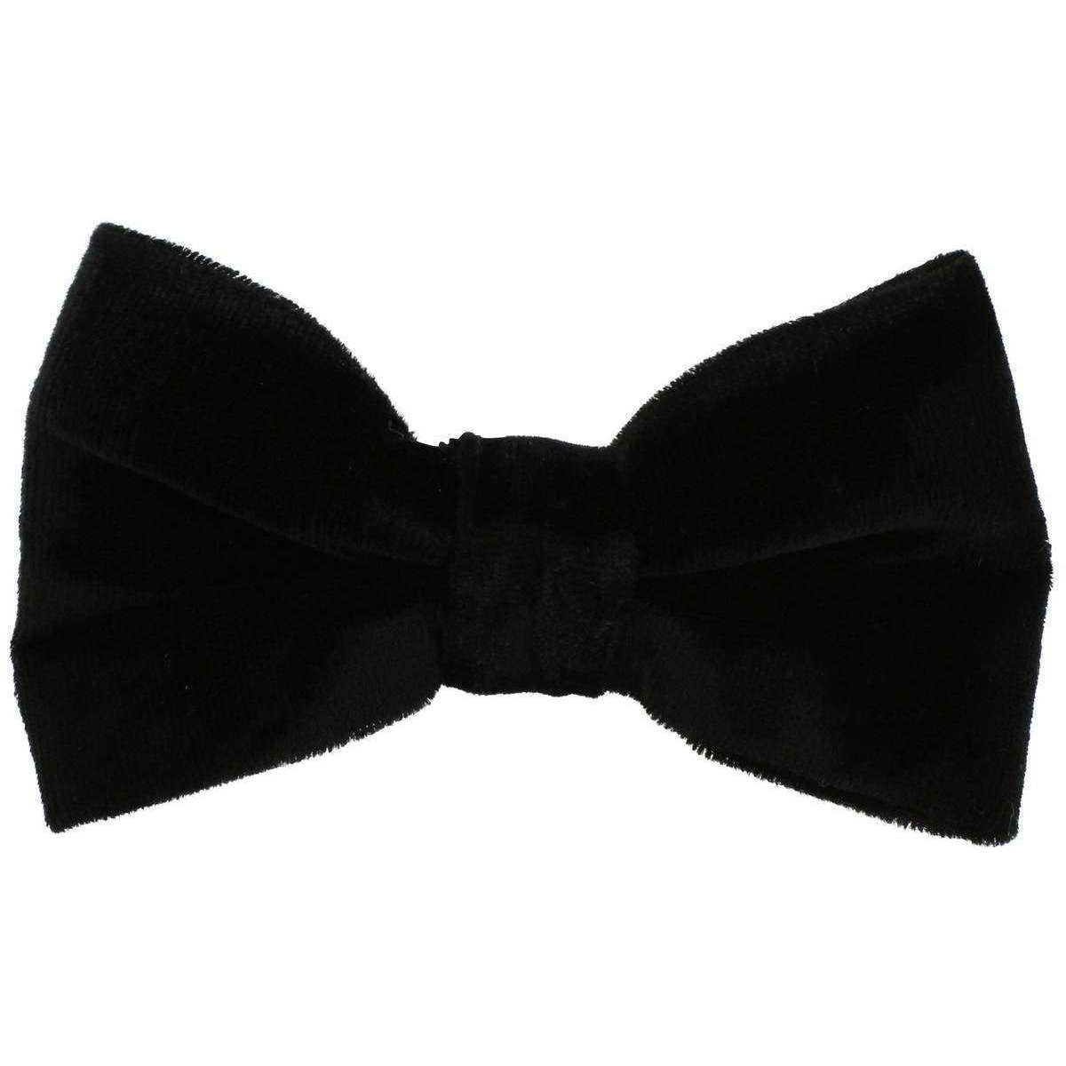 Michelsons of London Velvet Bow Tie - Black