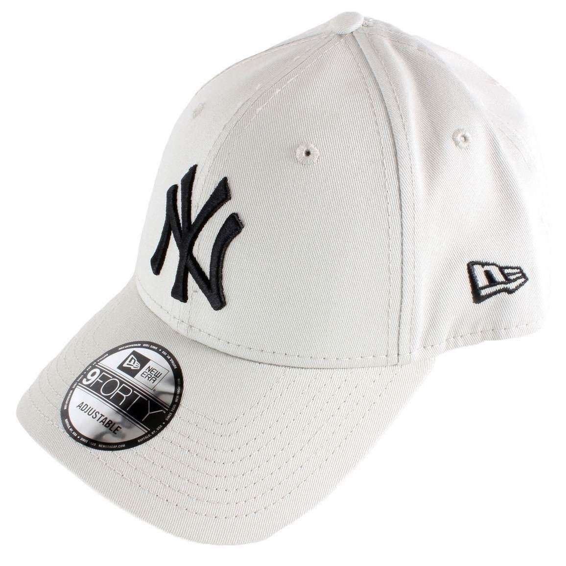New Era 9FORTY League Essential New York Yankees Cap - Stone Cream/Black