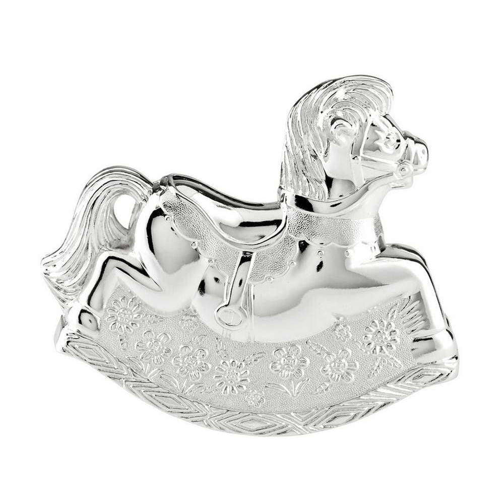 Orton West Rocking Horse Money Box - Silver