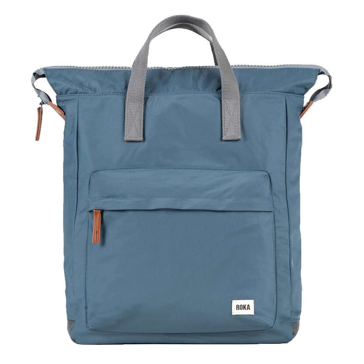Roka Bantry B Large Sustainable Nylon Backpack - Airforce Blue