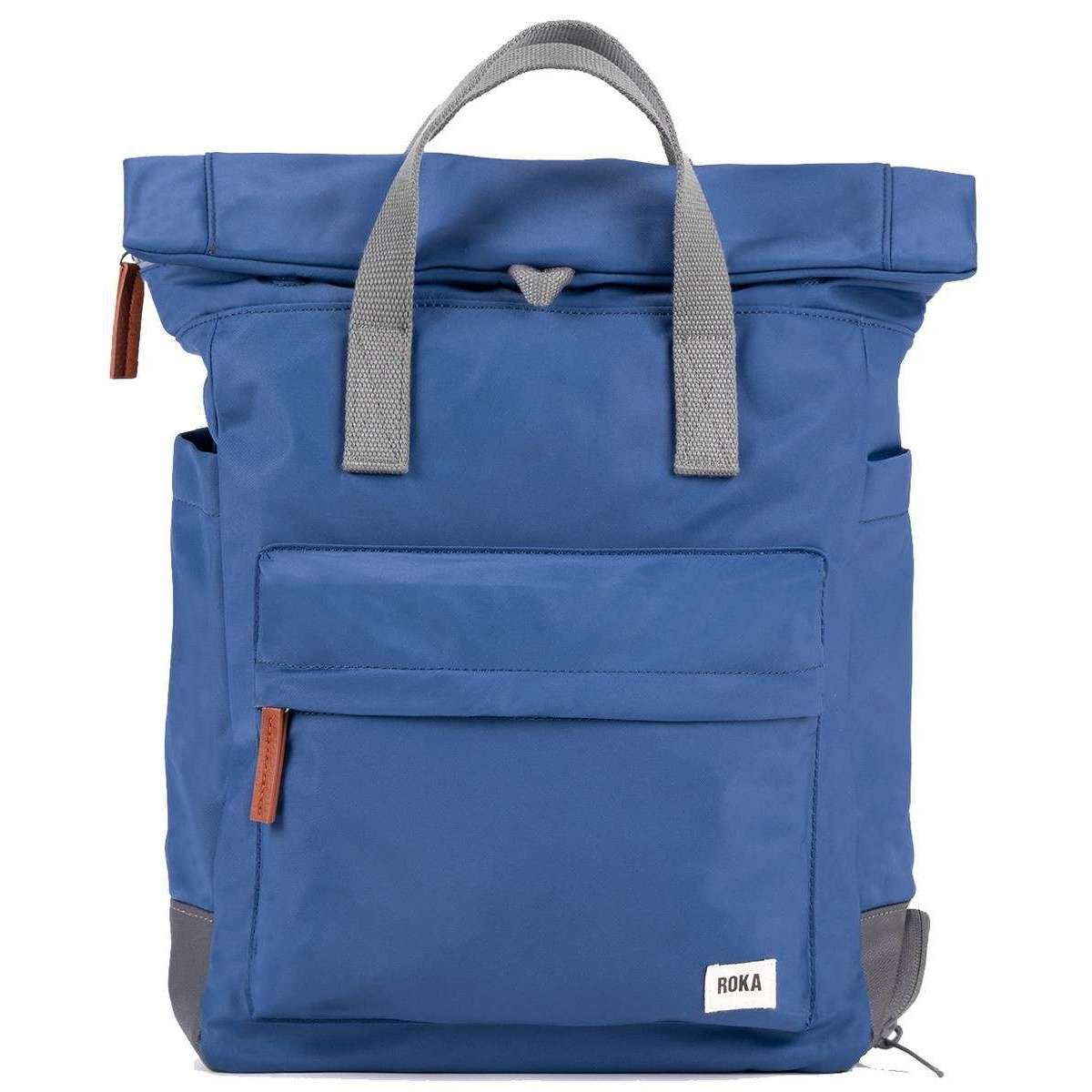 Roka Bayswater B Medium Sustainable Nylon Backpack - Burnt Blue
