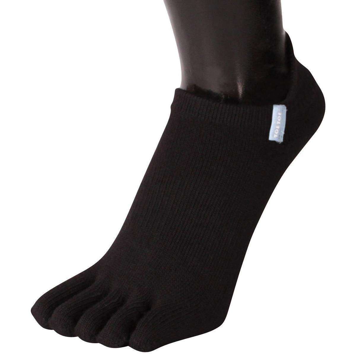 TOETOE Running Trainer Toe Socks - Black