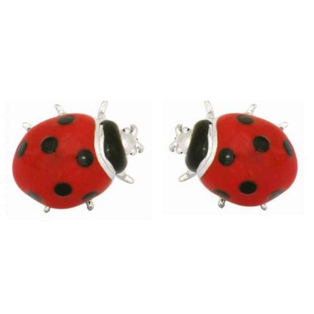 Zennor Ladybird Cufflinks - Red/Black