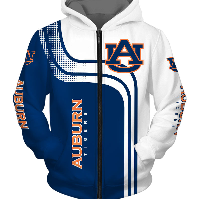 auburn zip up hoodie